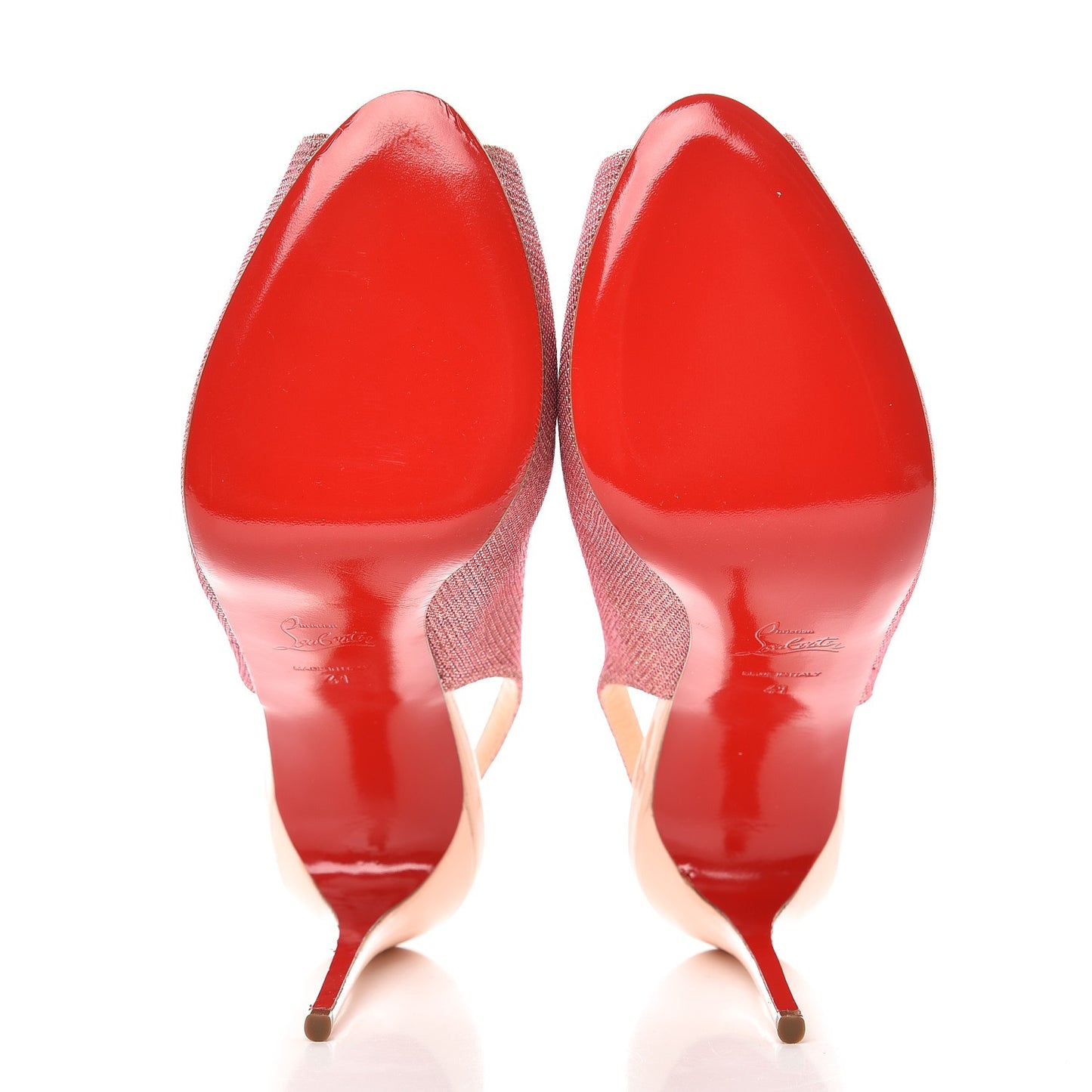 Glitter Hyper Prive 120 Pumps 41 Pink