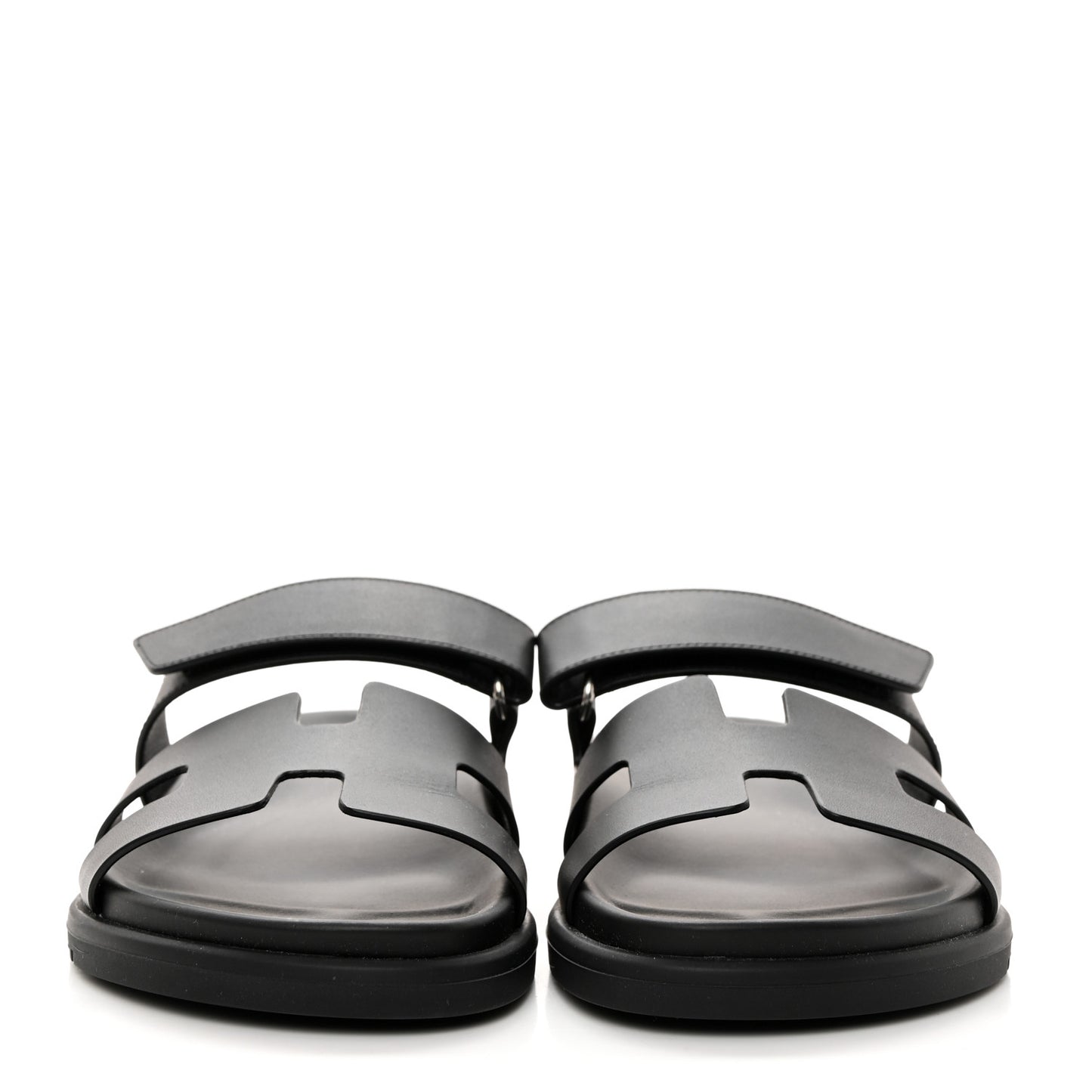 Calfskin Womens Chypre Sandals 37.5 Black