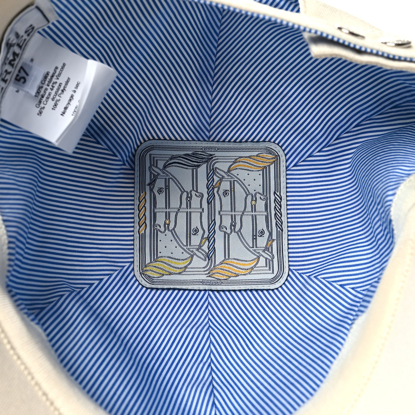 Cotton Tess Cap 57 Ecru