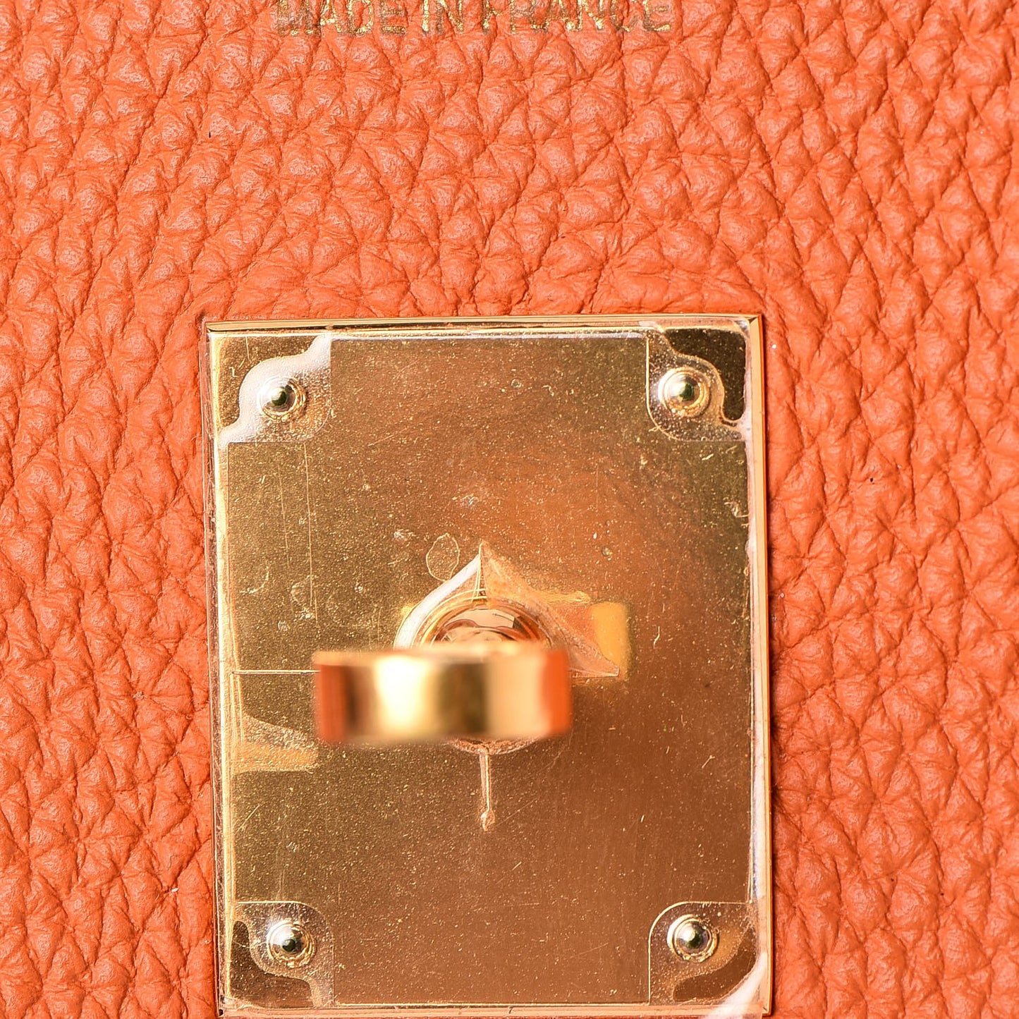 Togo Birkin 35 Orange