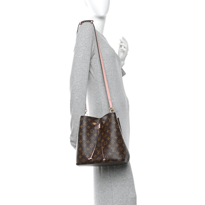 Louis Vuitton Monogram Neonoe MM Rose Poudre 2 of 12
