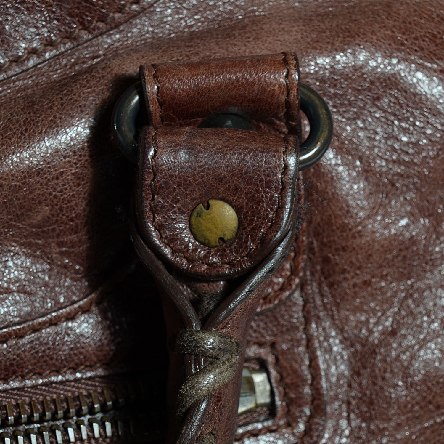 Balenciaga Agneau Classic Hardware City Castagna 10 of 12