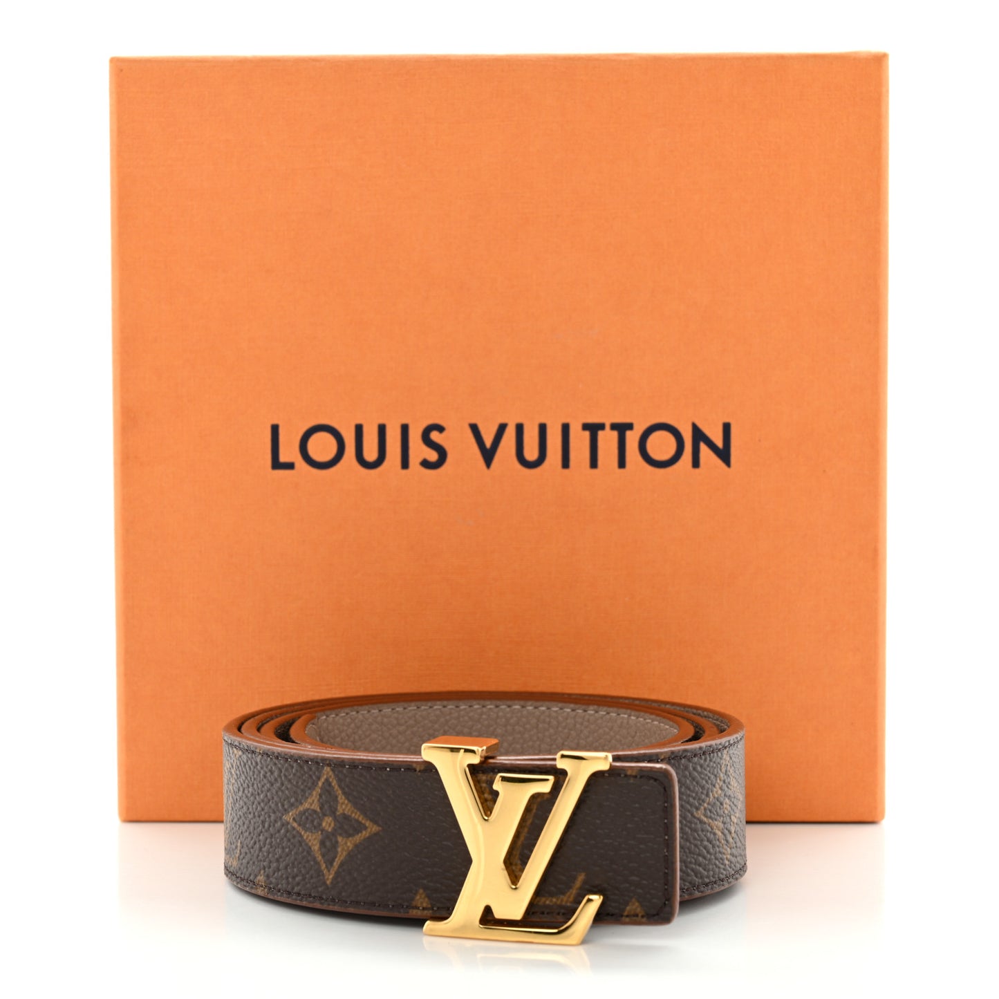 Calfskin Monogram 30mm LV Initiales Reversible Belt 85 34 Arizona