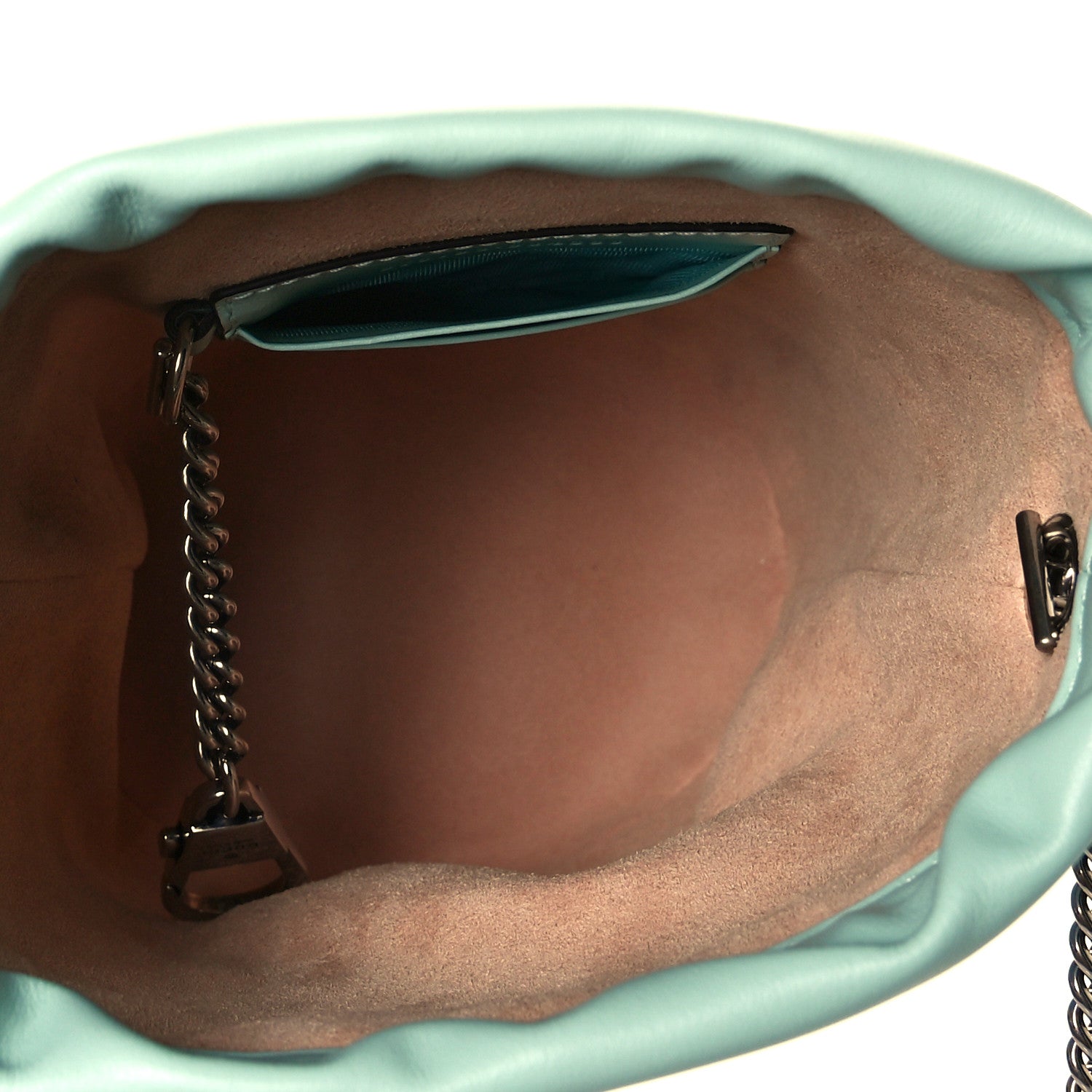 Gucci Calfskin Matelasse Diagonal Mini GG Marmont 2.0 Bucket Bag Pastel Multicolor 4 of 5