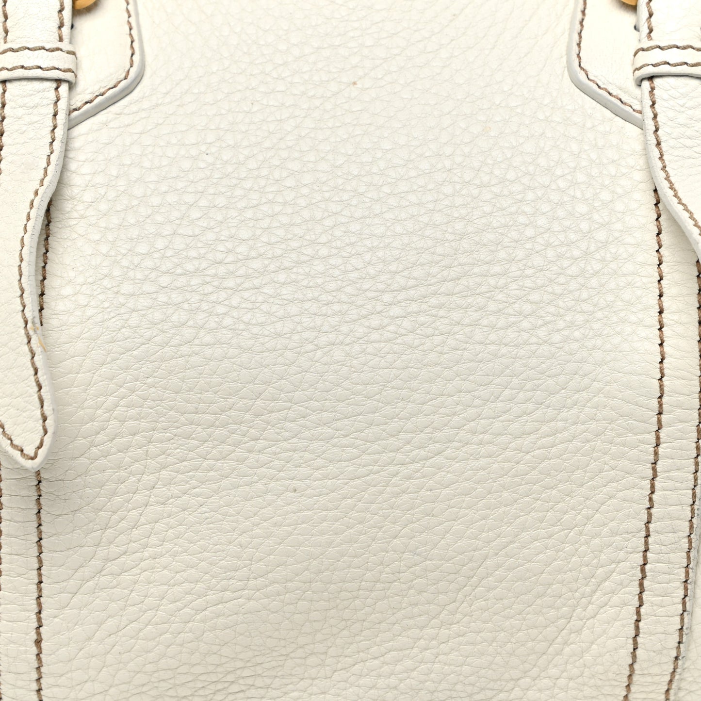 Cervo Antik Shopping Satchel White