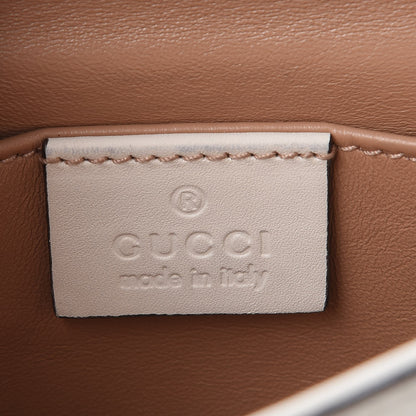 Gucci Nappa Pearl Studded Mini Queen Margaret Broadway Shoulder Bag Mystic White 6 of 13