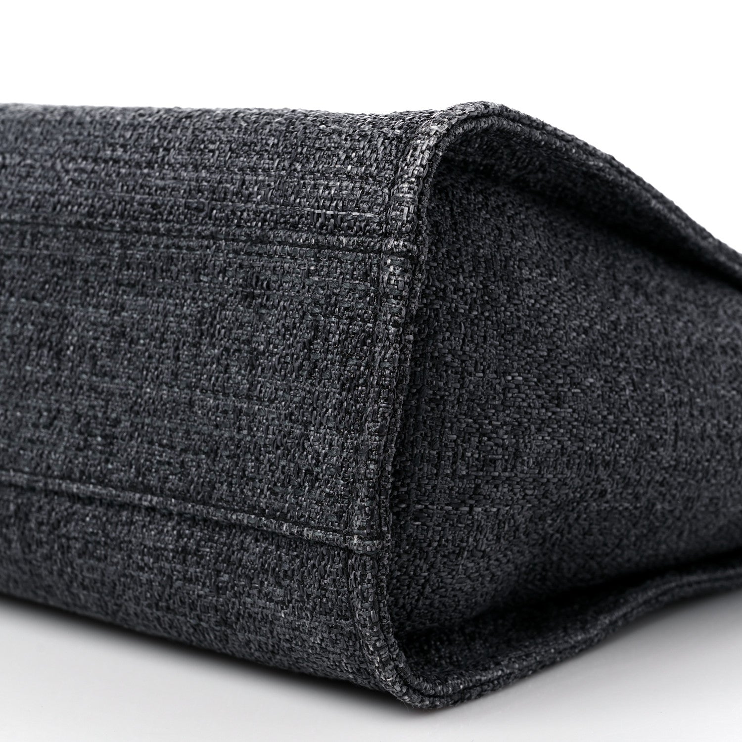 Chanel Lurex Boucle Small Deauville Tote Black 10 of 10