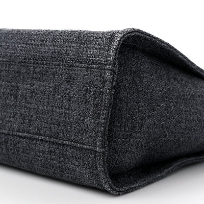 Chanel Lurex Boucle Small Deauville Tote Black 10 of 10