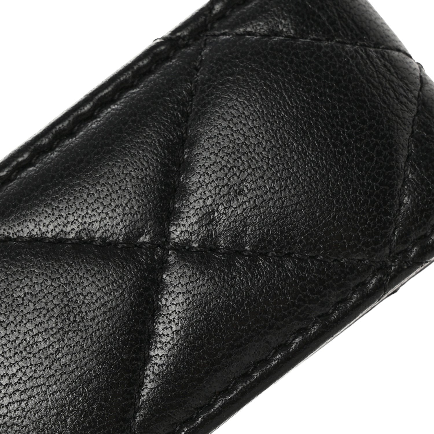 Chanel Lambskin Quilted Money Clip Black 9 of 9