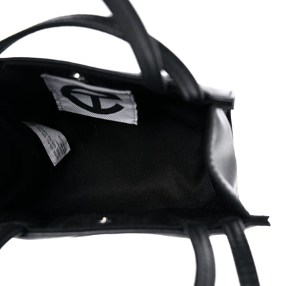 Telfar Vegan Leather Small Shopping Bag Black 5 of 10