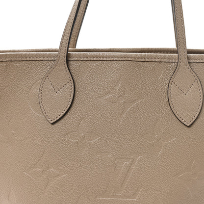 Louis Vuitton Empreinte Monogram Giant Neverfull MM Tourterelle 7 of 10