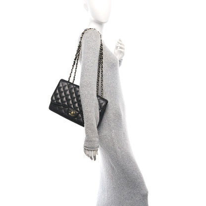 Chanel Caviar Quilted Jumbo Single Flap Black 2 of 10