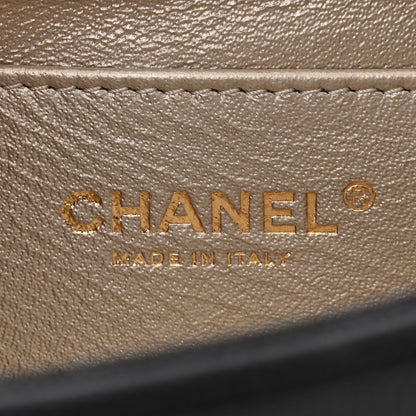 Chanel Grained Calfskin Embroidered Captain Gold Belt Bag Black 5 of 9