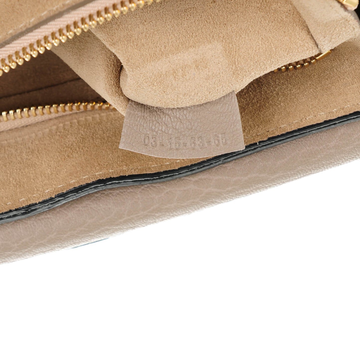 Grained Lambskin Large Drew Shoulder Bag Motty Grey