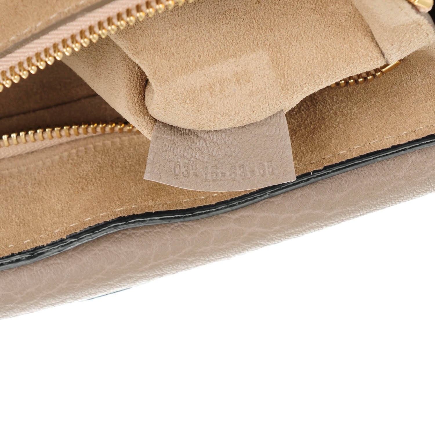 Chloe Grained Lambskin Large Drew Shoulder Bag Motty Grey 7 of 8