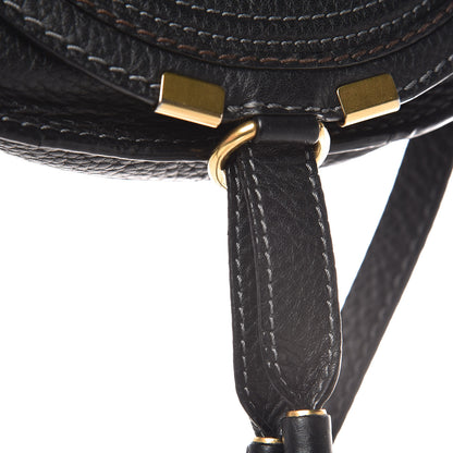 Chloe Calfskin Mini Marcie Round Crossbody Bag Black 11 of 12