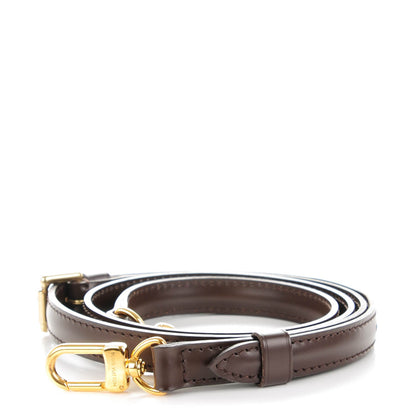 Louis Vuitton Calfskin 16mm Adjustable Shoulder Strap Brown 1 of 4