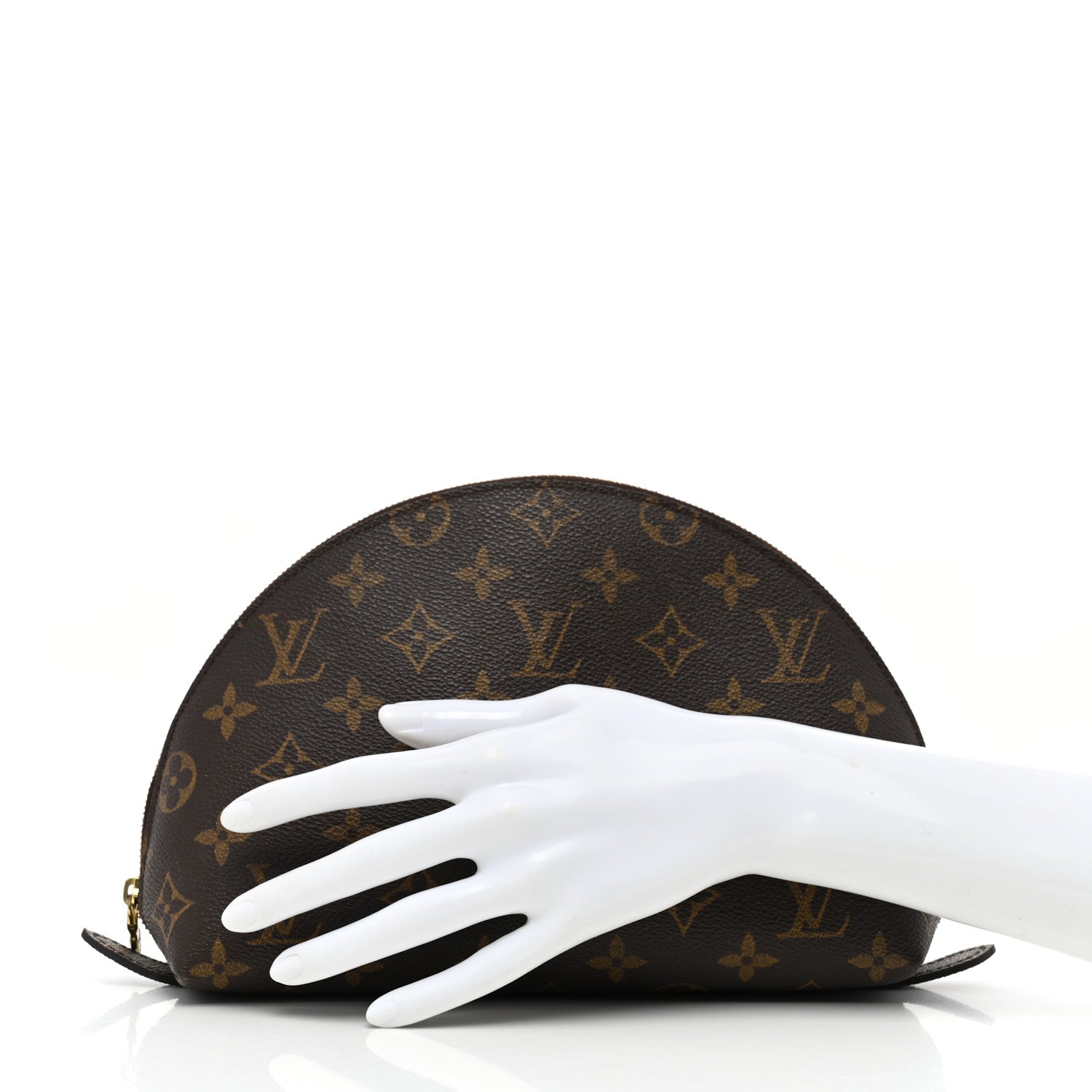 Louis Vuitton Monogram Trousse Demi Ronde 2 of 6