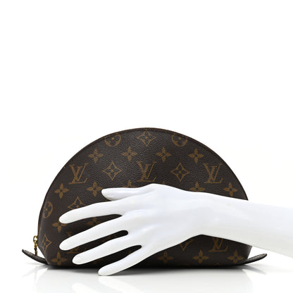 Louis Vuitton Monogram Trousse Demi Ronde 2 of 6