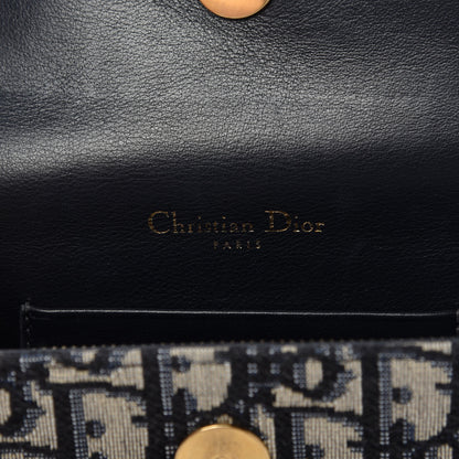 Christian Dior Oblique Saddle Belt Bag Blue 8 of 10