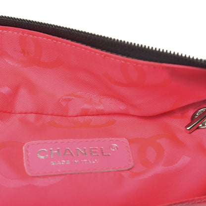 Chanel Calfskin Quilted Large Cambon Multipocket Reporter Black White 8 of 14