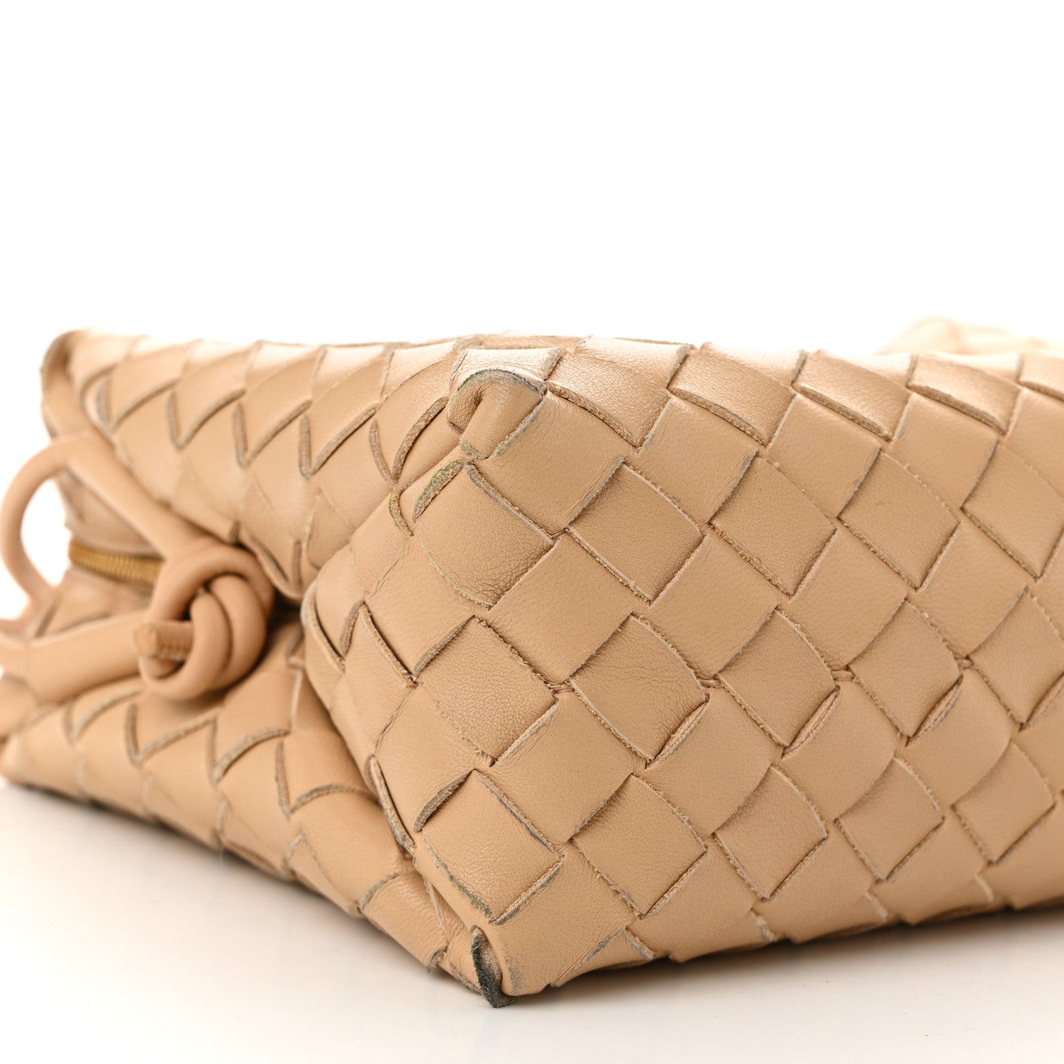 Bottega Veneta Nappa Intrecciato Small Loop Camera Bag Almond 8 of 9