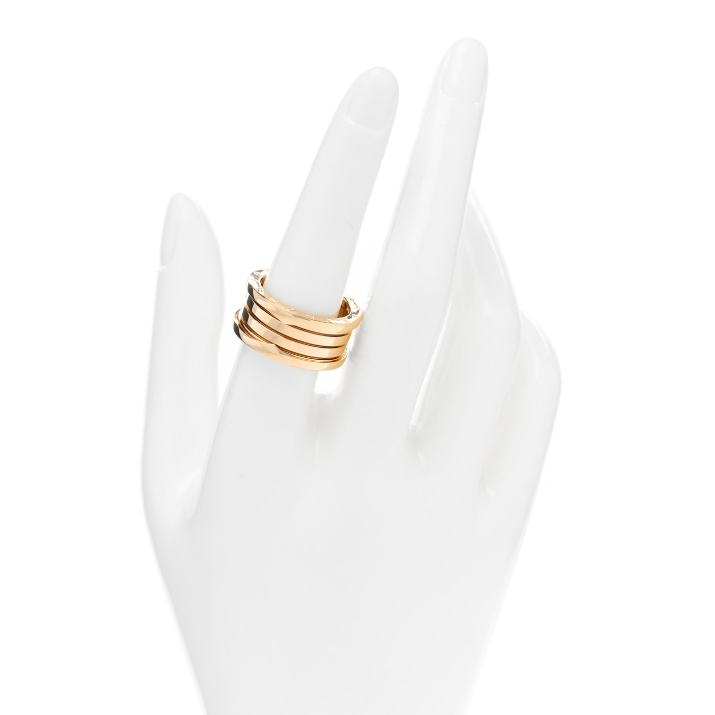 18K Yellow Gold B.Zero1 Four-Band Ring 58 8.5