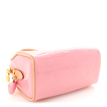 Louis Vuitton Vernis Monogram Nano Speedy Mochi Pink 4 of 9