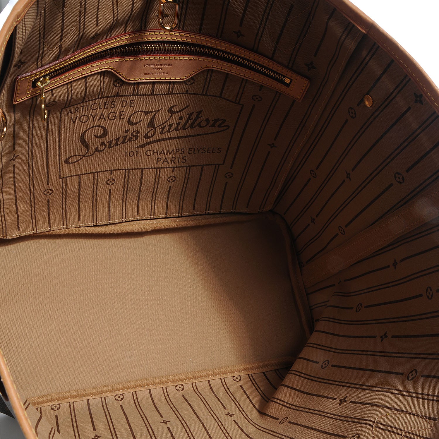 Louis Vuitton Monogram Neverfull MM 6 of 8