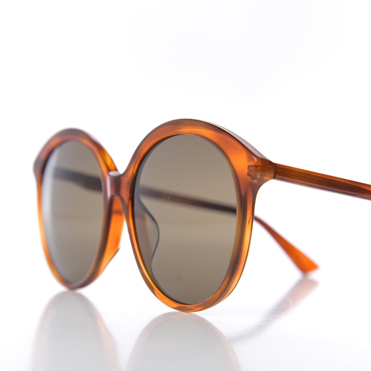 Gucci Acetate GG Sunglasses GG0257S Havana 7 of 7