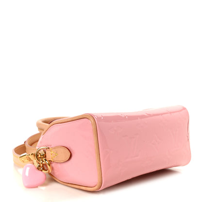 Louis Vuitton Vernis Monogram Nano Speedy Mochi Pink 3 of 11