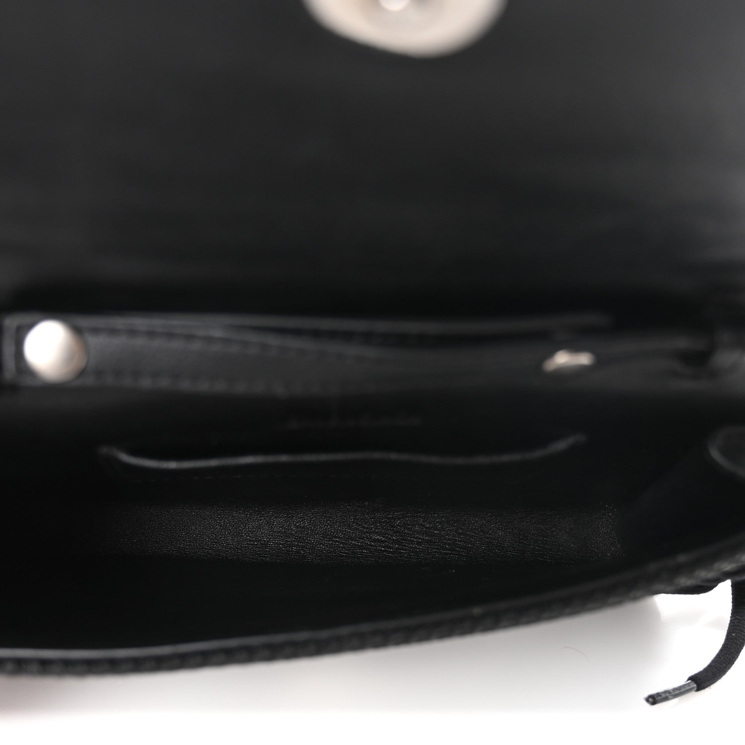 Balenciaga Faux Calfskin Fabric Sneakerhead Phone Crossbody Bag Black 5 of 9