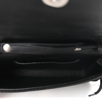 Balenciaga Faux Calfskin Fabric Sneakerhead Phone Crossbody Bag Black 5 of 9