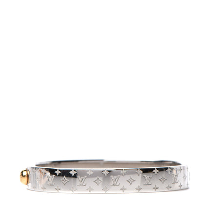 Louis Vuitton Palladium Monogram Nanogram Cuff M 1 of 7