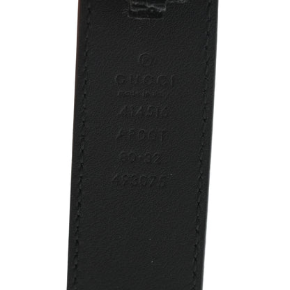 Gucci Calfskin Double G 30mm Belt 80 32 Black 3 of 6