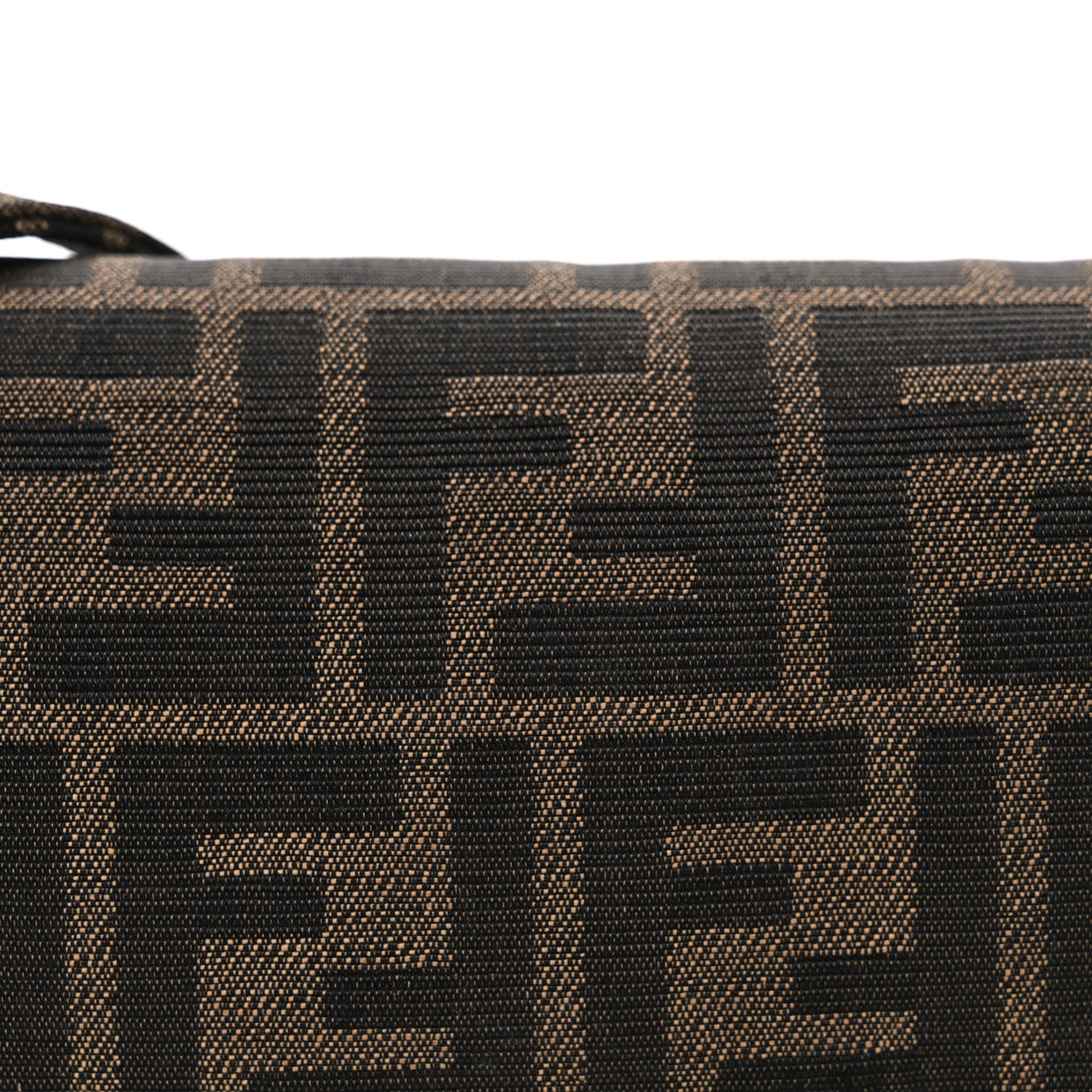 Fabric Jacquard FF 1974 Mini Baguette Tobacco Moro Black