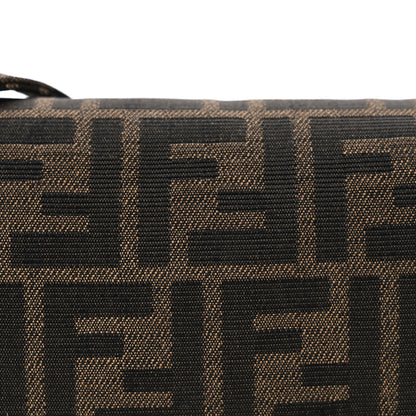 Fendi Fabric Jacquard FF 1974 Mini Baguette Tobacco Moro Black 8 of 12