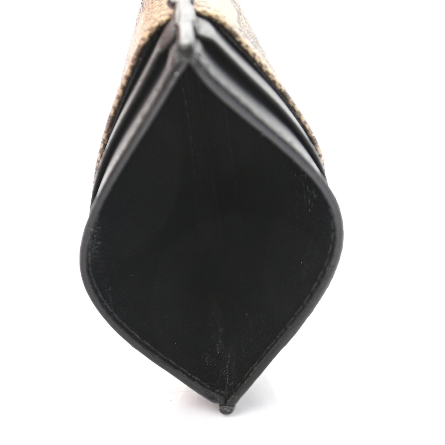 GG Supreme Monogram Bees Card Holder Black