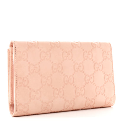 Gucci Guccissima Horsebit Clip Wallet Pink 2 of 7