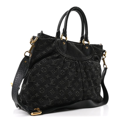 Louis Vuitton Denim Neo Cabby GM Black 3 of 9