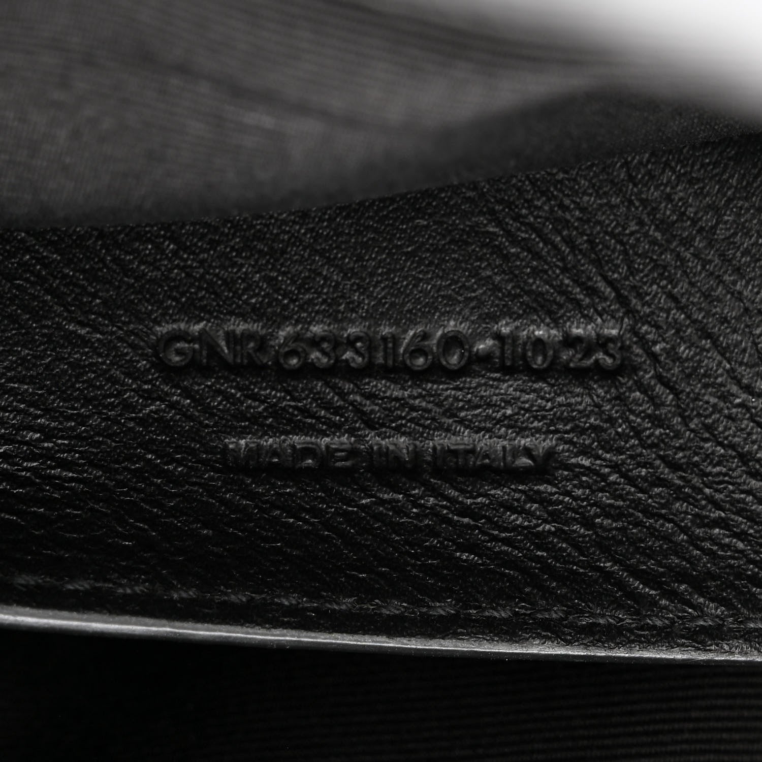 Saint Laurent Crinkled Calfskin Matelasse Monogram Baby Niki Chain Satchel Black 7 of 12