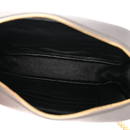 Saint Laurent Grain De Poudre Matelasse Monogram Mini Lou Camera Bag Fog 5 of 11