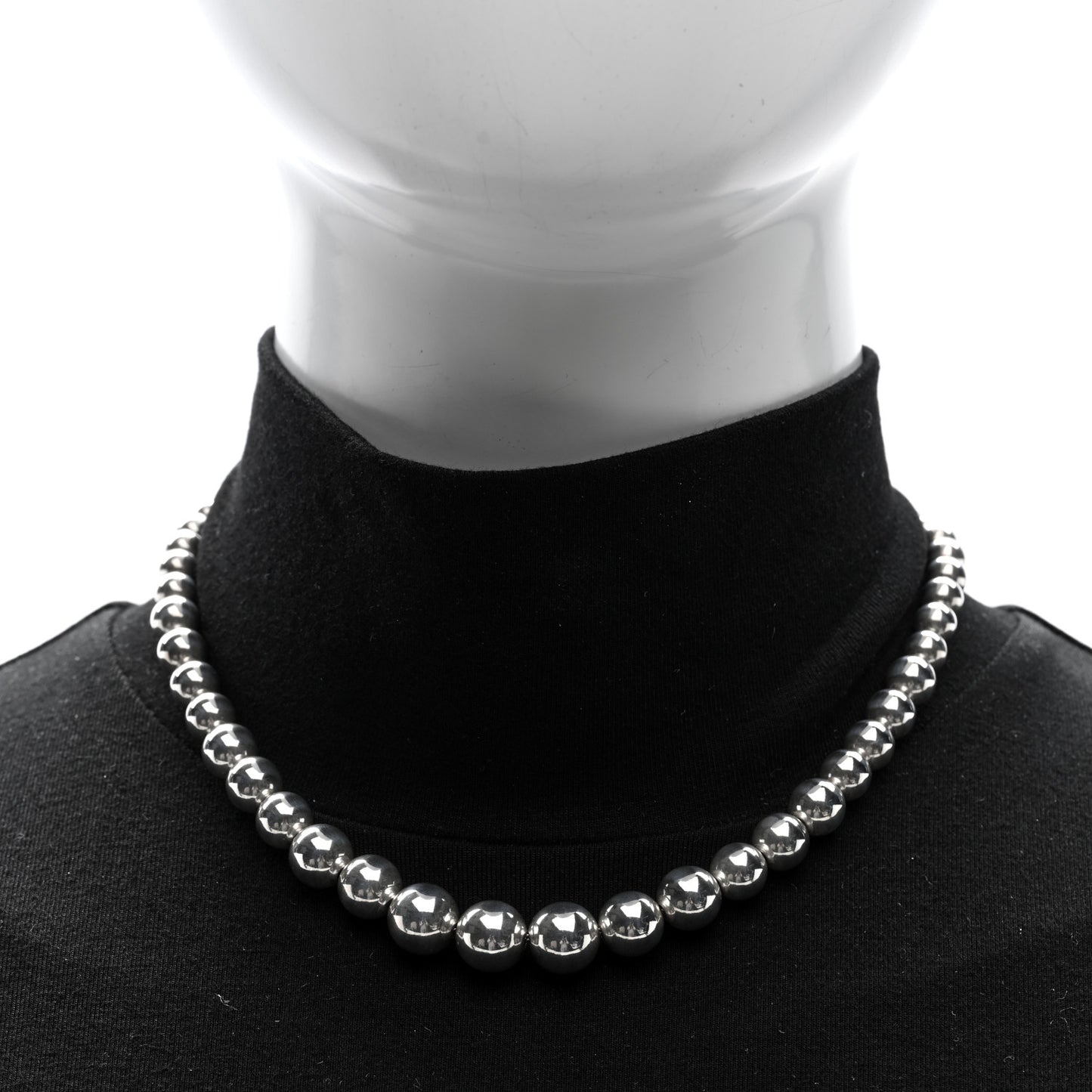 Sterling Silver 10mm Hardwear Ball Necklace