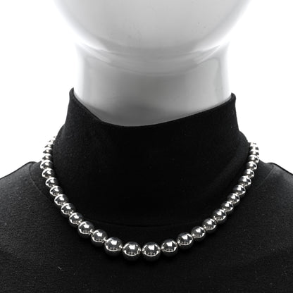 Tiffany Sterling Silver 10mm Hardwear Ball Necklace 2 of 4