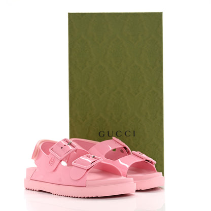 Gucci Rubber Mini Double G Womens Isla Dad Sandals 35 Wild Rose 11 of 11