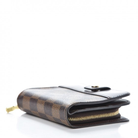 Louis Vuitton Damier Ebene Zippe Zipped Compact Wallet 4 of 12