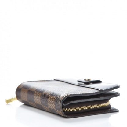 Louis Vuitton Damier Ebene Zippe Zipped Compact Wallet 4 of 12