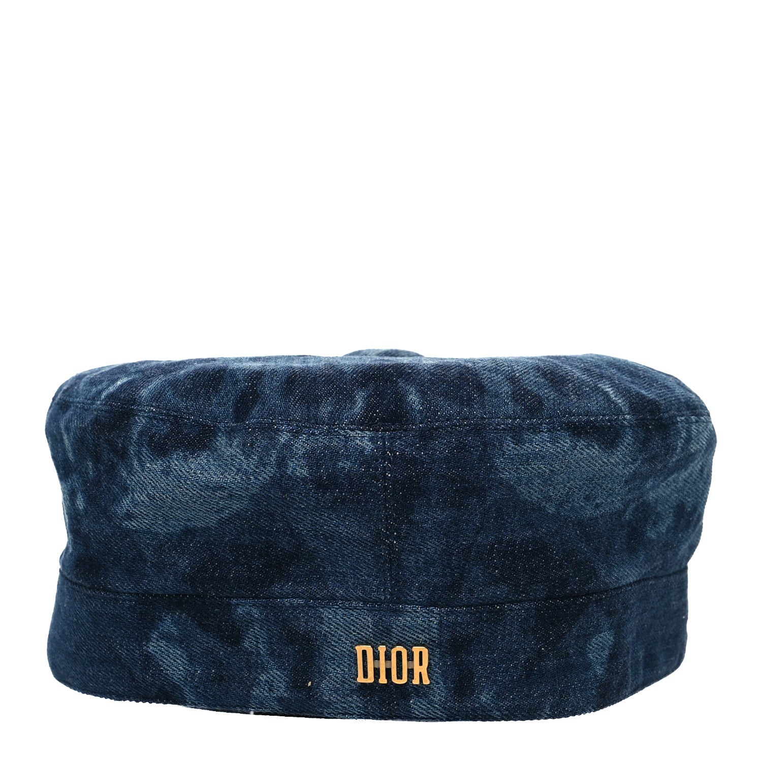Christian Dior Cotton Denim Baker Boy Hat 57 Blue 4 of 7