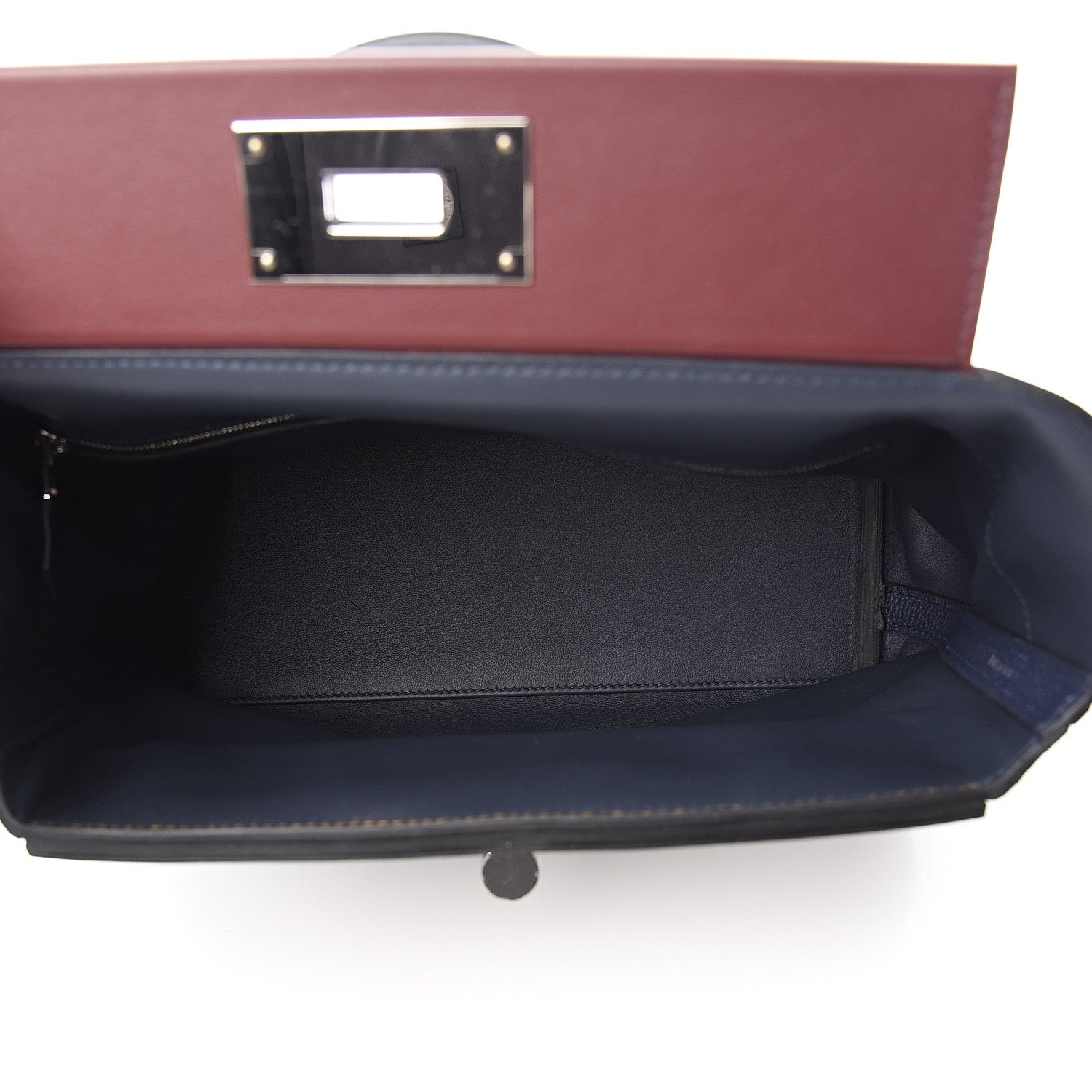 Hermes Togo Swift 24/24 29 Bleu Nuit Bleu Indigo Bordeaux Kraft 4 of 9