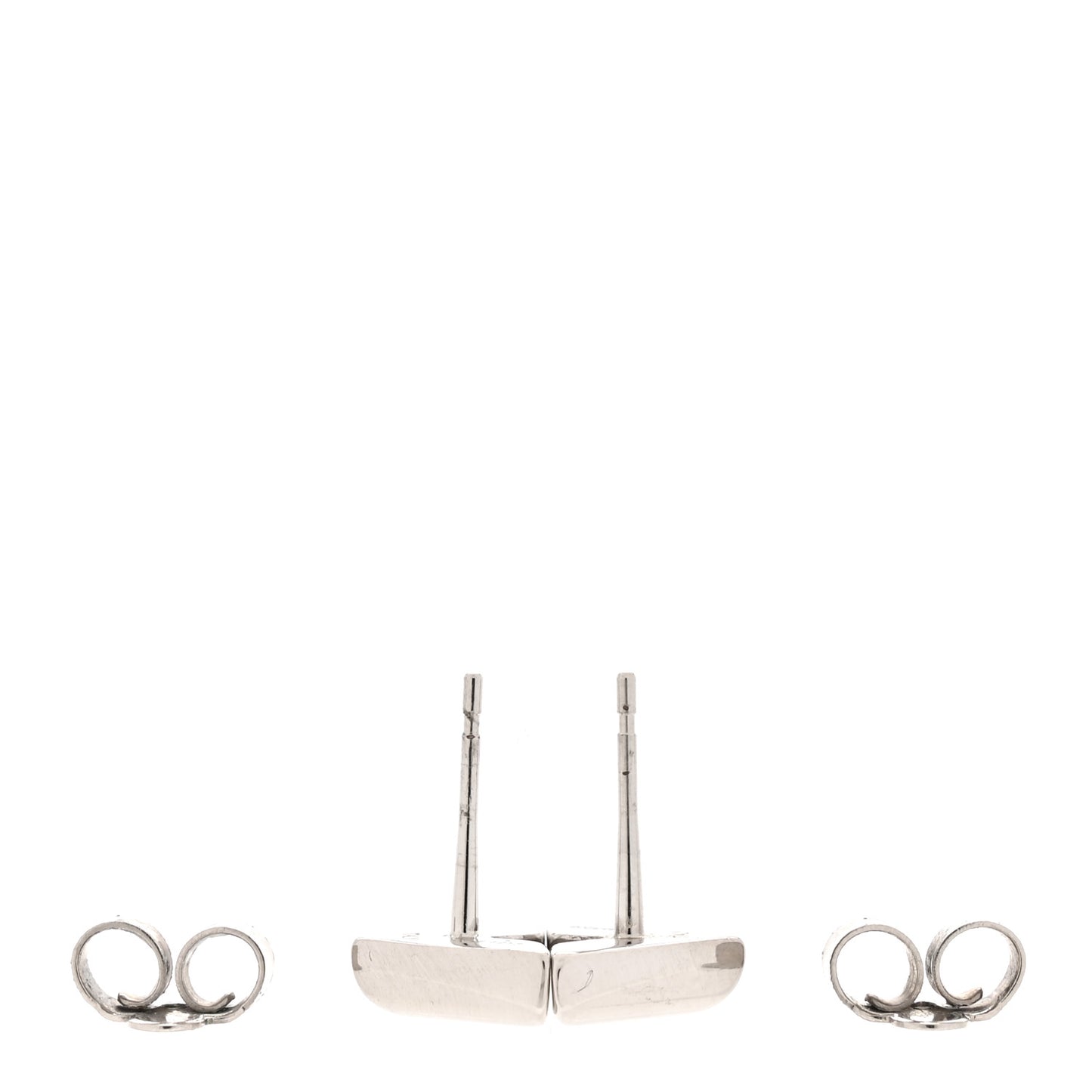 Essential V Stud Earrings Silver